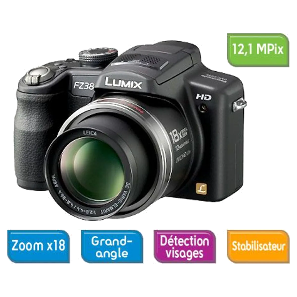 Panasonic Lumix FZ38 reconditionné
