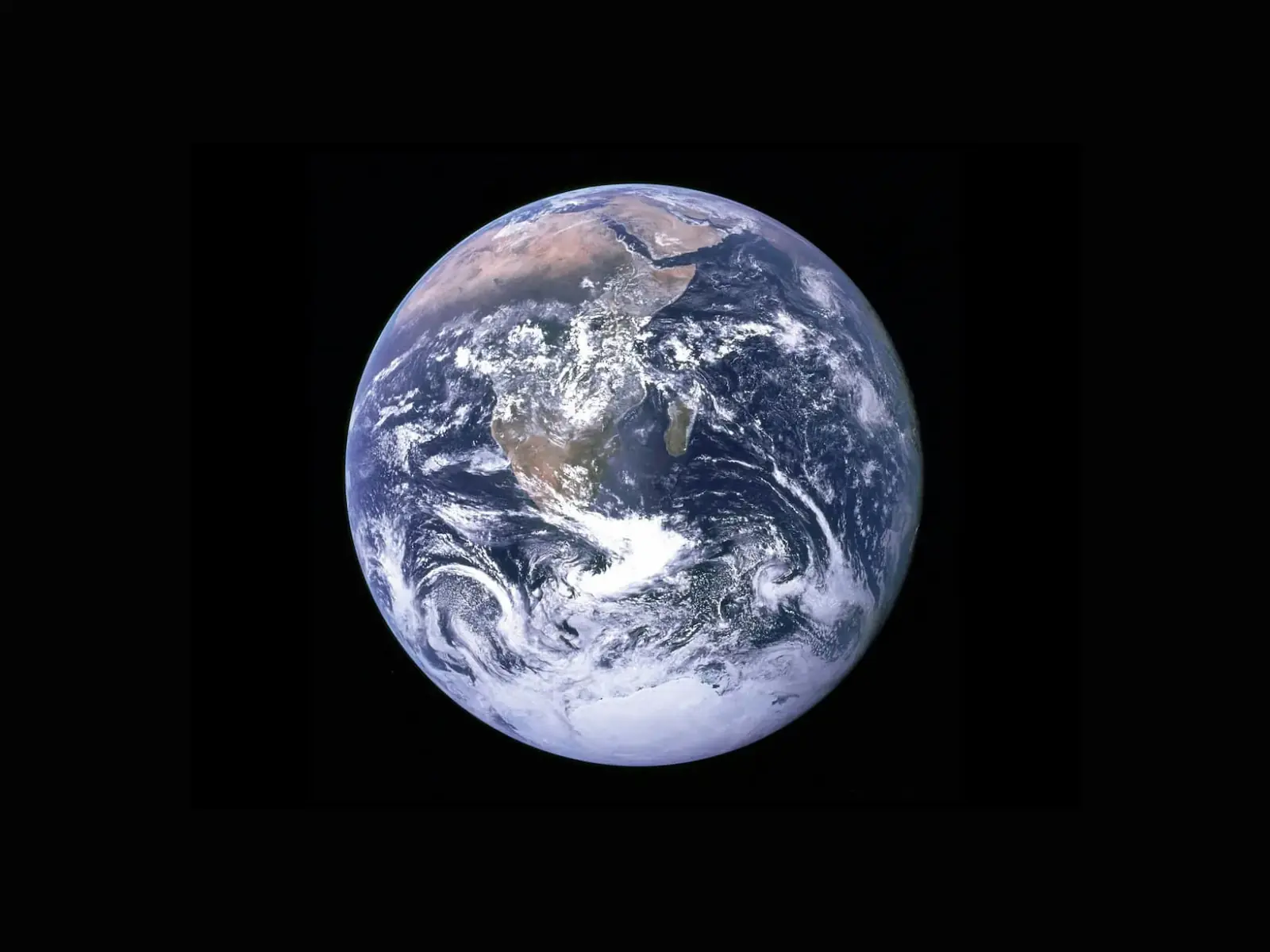 Vue de la terre depuis l'espace